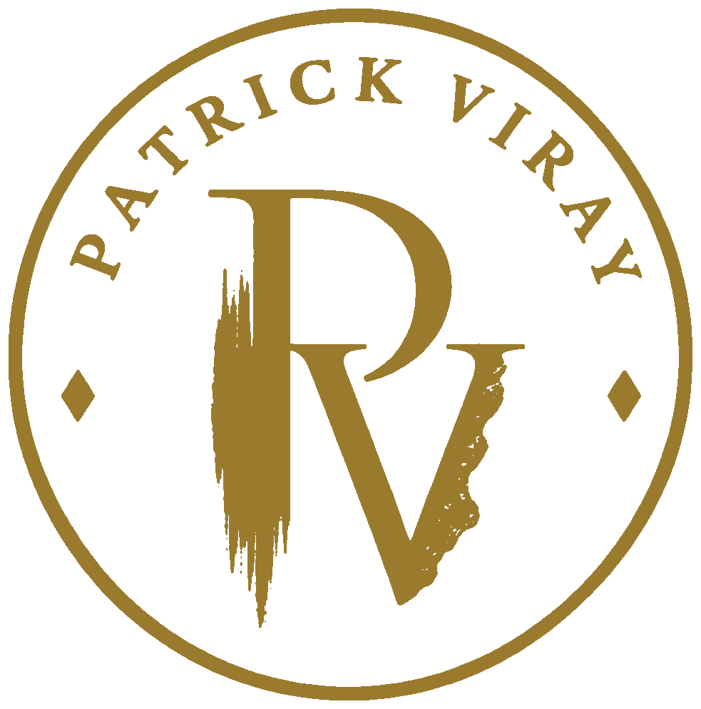 PV monogram badge